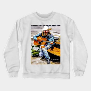 Guitar Man - Graphic 1 Crewneck Sweatshirt